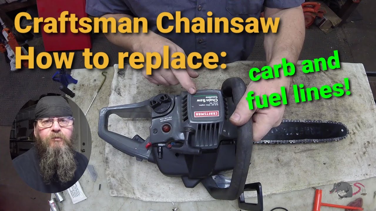 Craftsman Chainsaw: как заменить карбюратор и топливопроводы