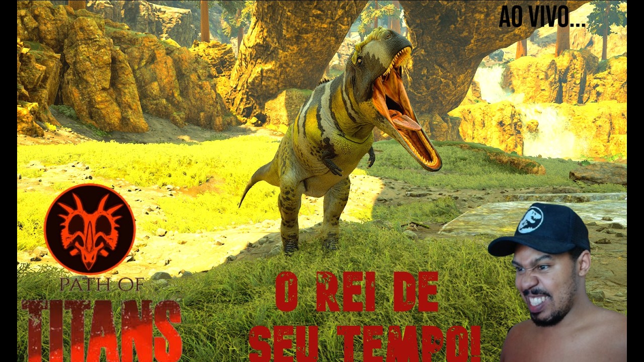 HADEUS AO VIVO! dinossauro pra todo lado!#dinossauros #pathoftitans #theisle