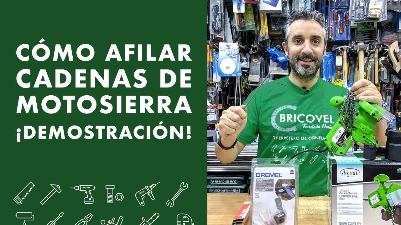 C&oacute;mo afilar cadenas de motosierra &iexcl;DEMOSTRACI&Oacute;N!