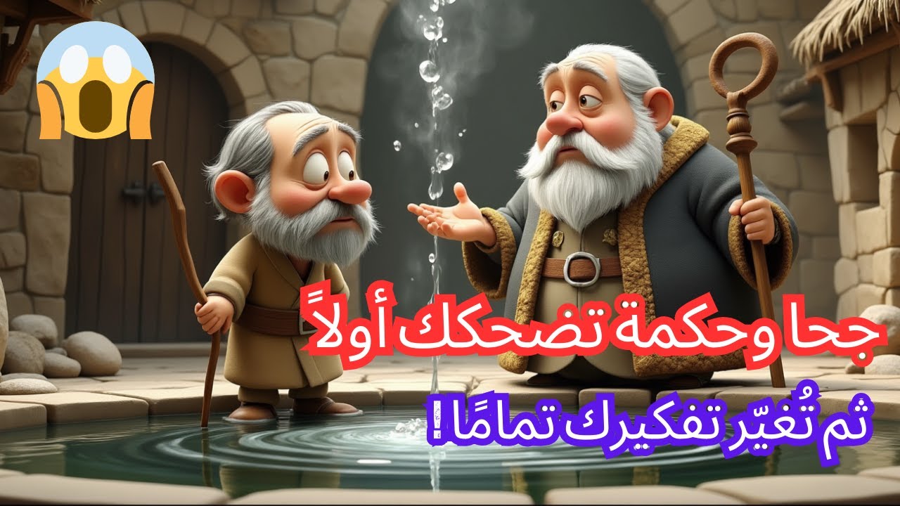 جحا وحكمة تضحكك أولاً ثم تُغيّر تفكيرك تمامًا  #قصص #ضحك #اكسبلور