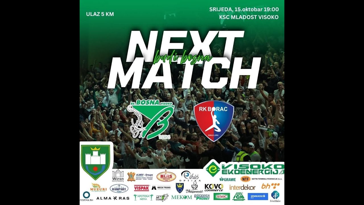 RK BOSNA - RK BORAC