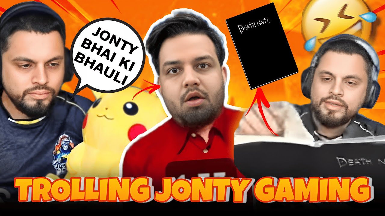SID TROLLING @JONTYGAMING FOR THIS🤣