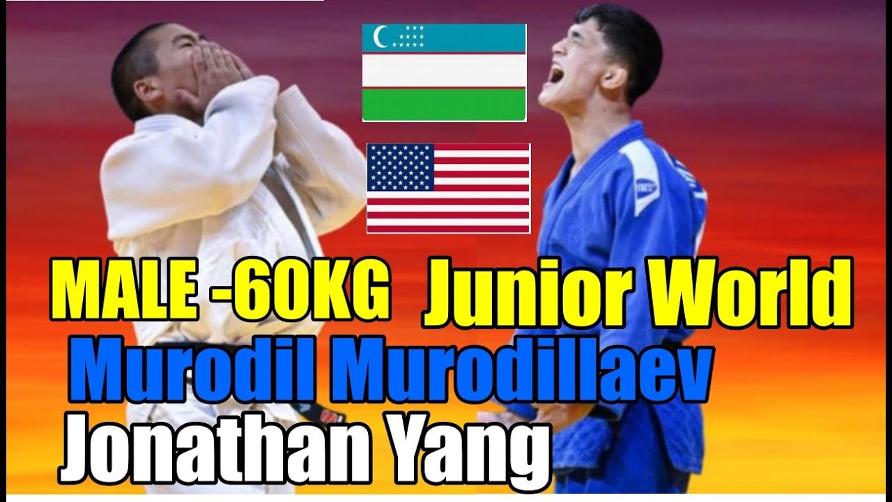 Murodil Murodillaev (UZB) Vs. Jonathan Yang (USA)  - Judo Bronze -60kg Junior World Championships