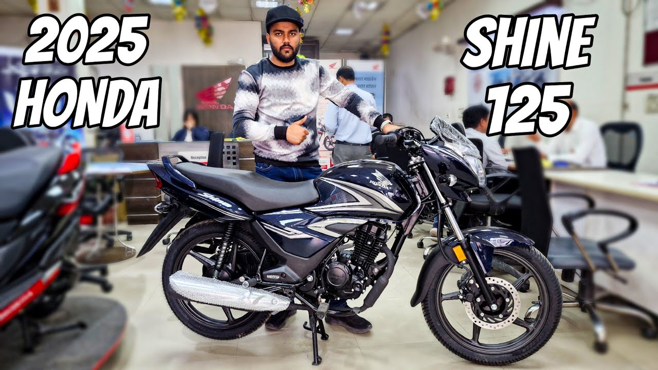 2025 Honda Shine 125 - Full Review |Digital Meter,Disc & New blue colour | Is it Better then Sp125 ?