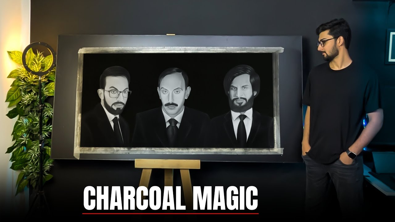 My BEST Charcoal Artwork of 2025  /  Realistic drawing, Artist: ASIM