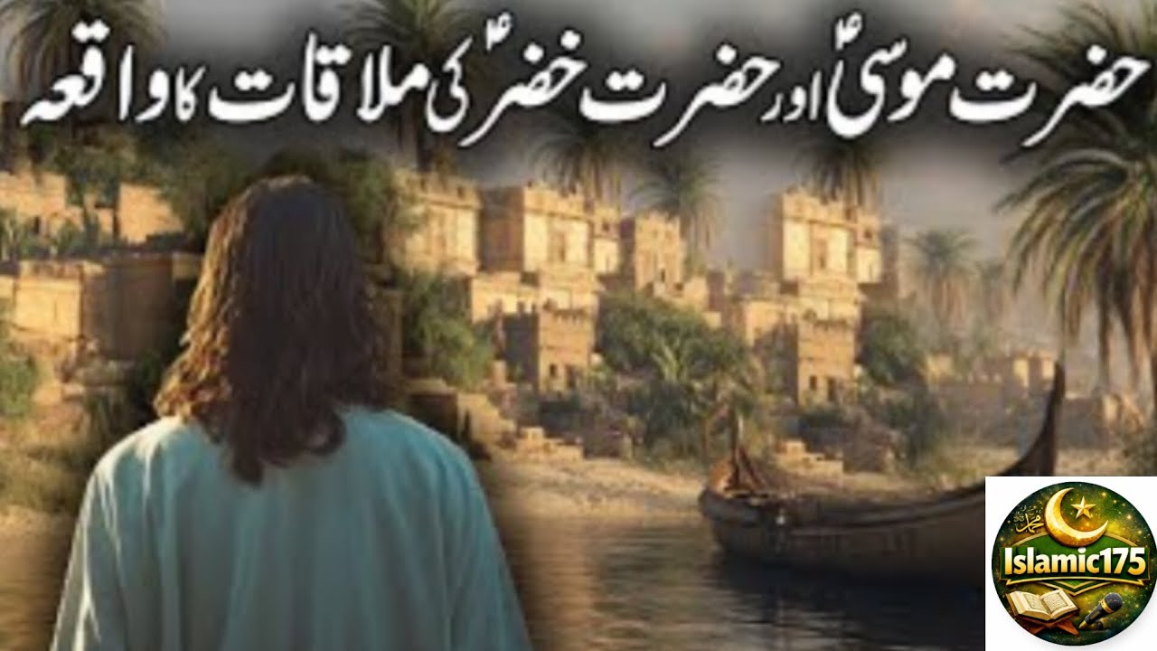 حضرت خضرؑ سے ملاقاتحضرت موسیٰؑ (دکھ سے):آپ نے ایک بے گناہ جان لے لی؟ یہ تو بہت بڑا گناہ ہے!#naat 