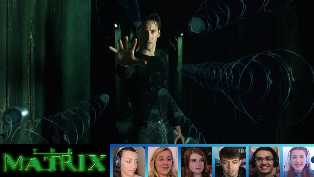 Reactors Reacting to NEO STOPPING BULLETS And KILLING AGENT SMITH | The Matrix (1999)