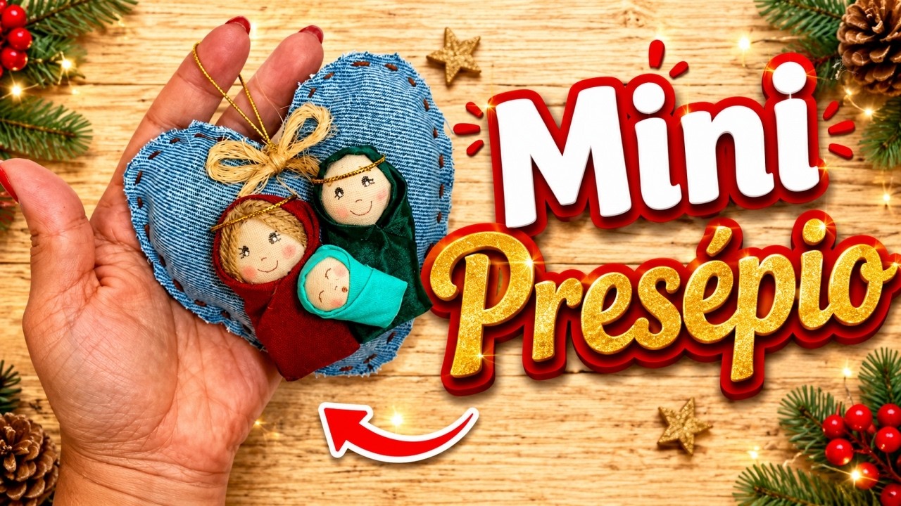 Presépio Para Árvore de Natal Facil de Fazer e Vender
