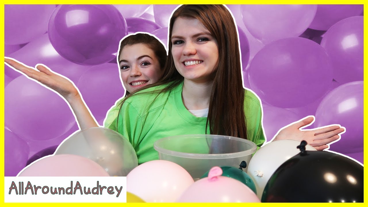 Not My Arms Surprise Balloon Slime Challenge! / AllAroundAudrey