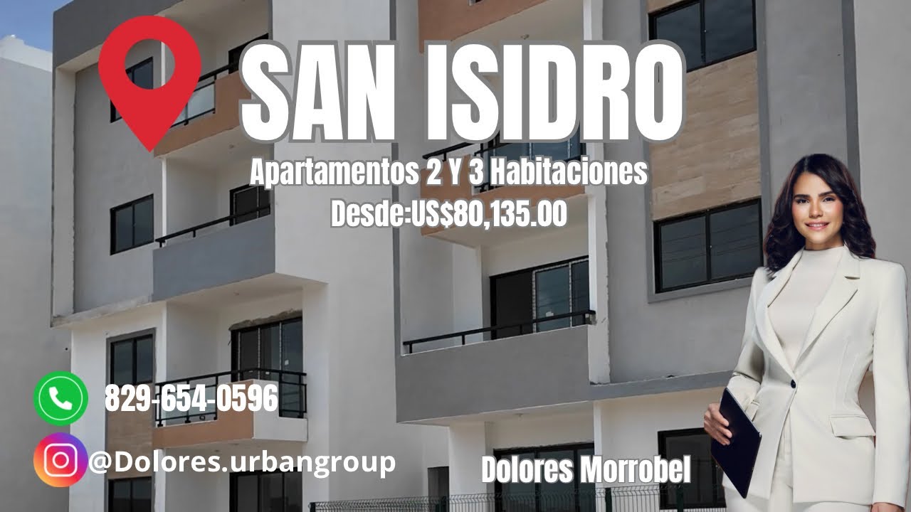 SAN ISIDRO APARTAMENTOS DESDE: US$80,135.00 