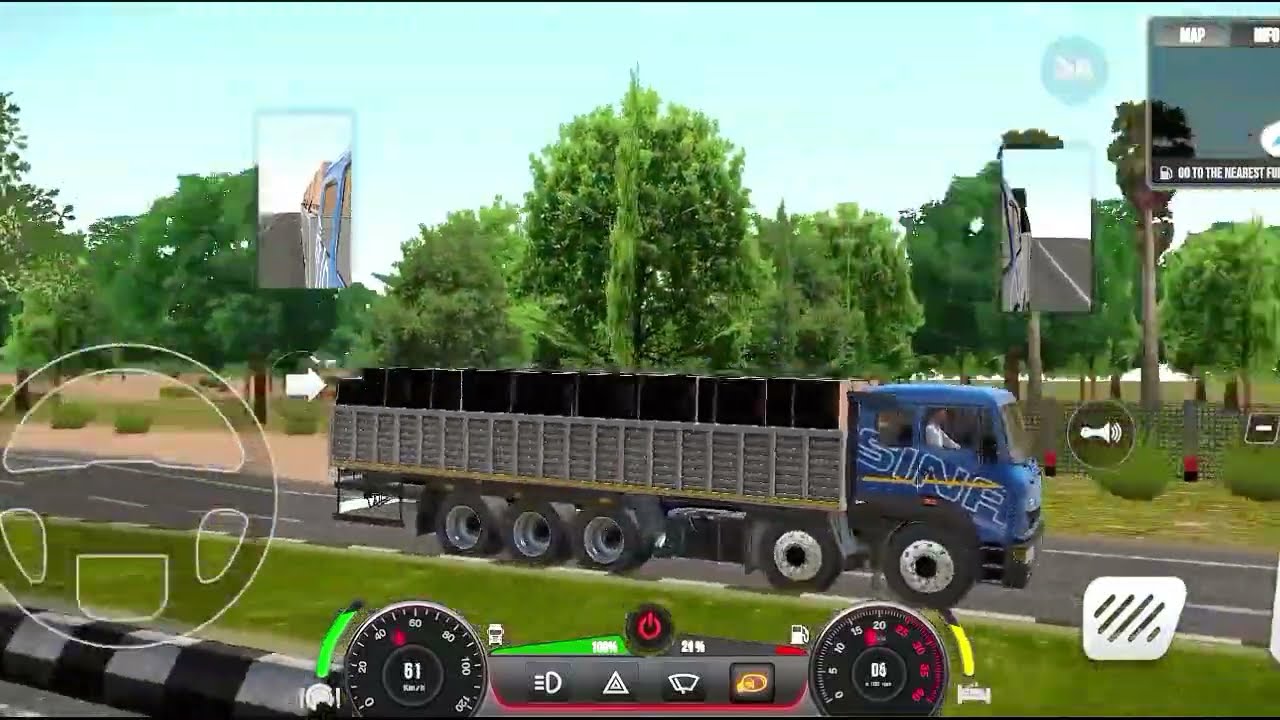  KANYAKUMARI TO TRICHY TATA LOADED TRUCK SIMULATOR GAME VIDEO ll TRUCK MASTER GAME 