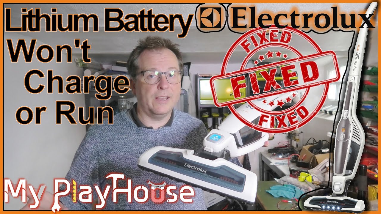 Fixing Electrolux Li-21 Vacuum Cleaner - Won't Run or Charge - 1306