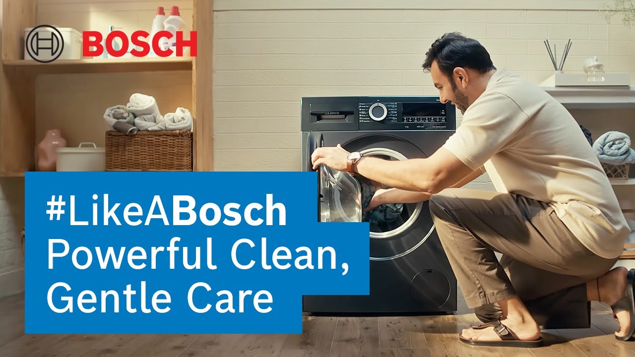 Bosch Front Load Washing Machine Features: Steam, Stain Removal & More! | Bosch Home India
