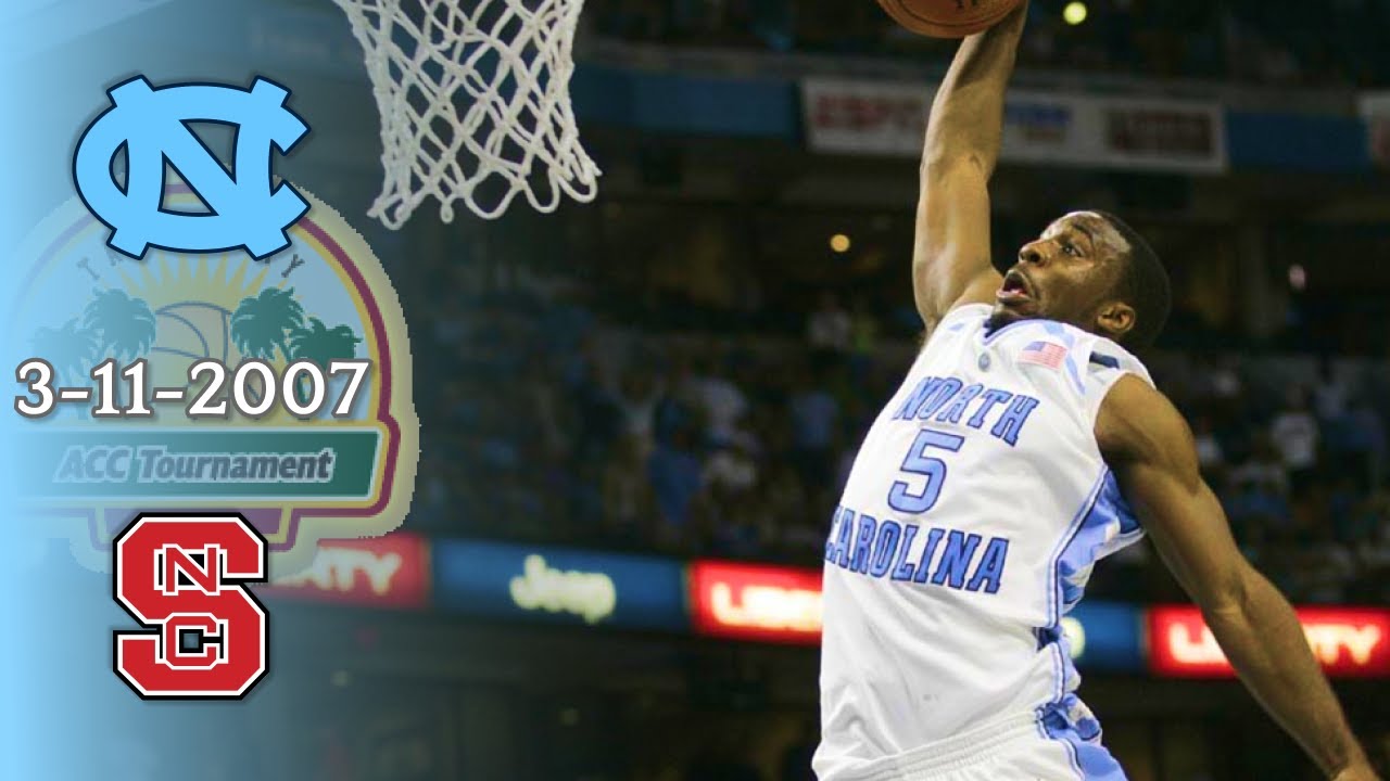 UNC Basketball: #1 North Carolina vs #10 NC State | 2007 ACC Tournament Finals | Full Game