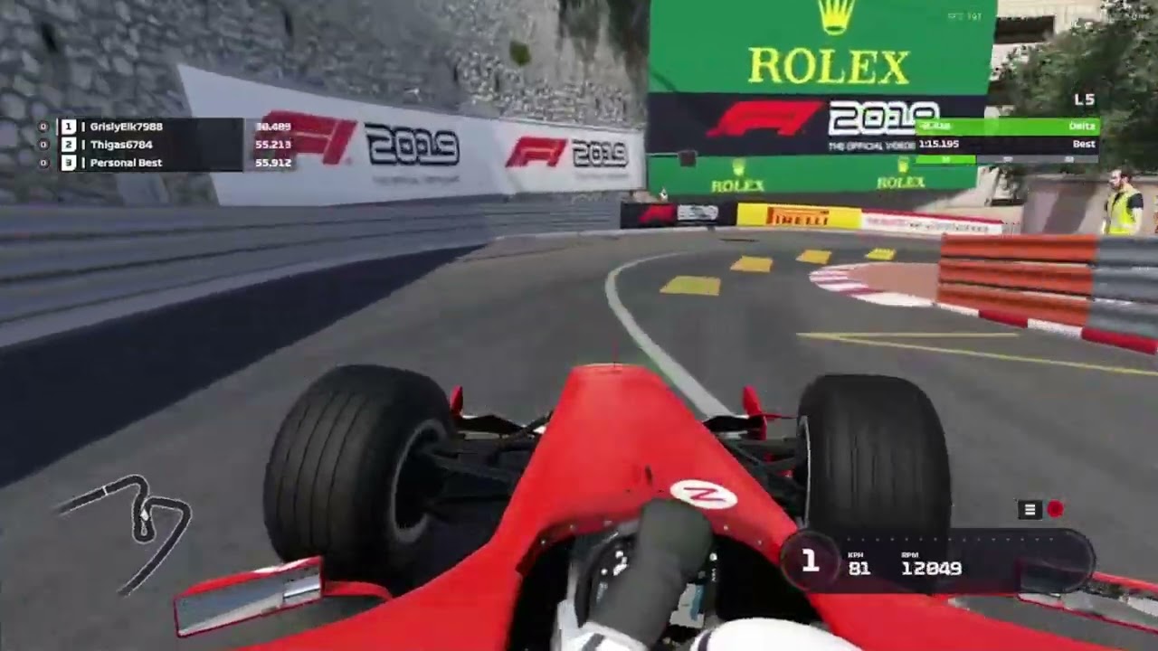 F1 19 - Ferrari F2004 - Monaco - 574th [Time Trial]