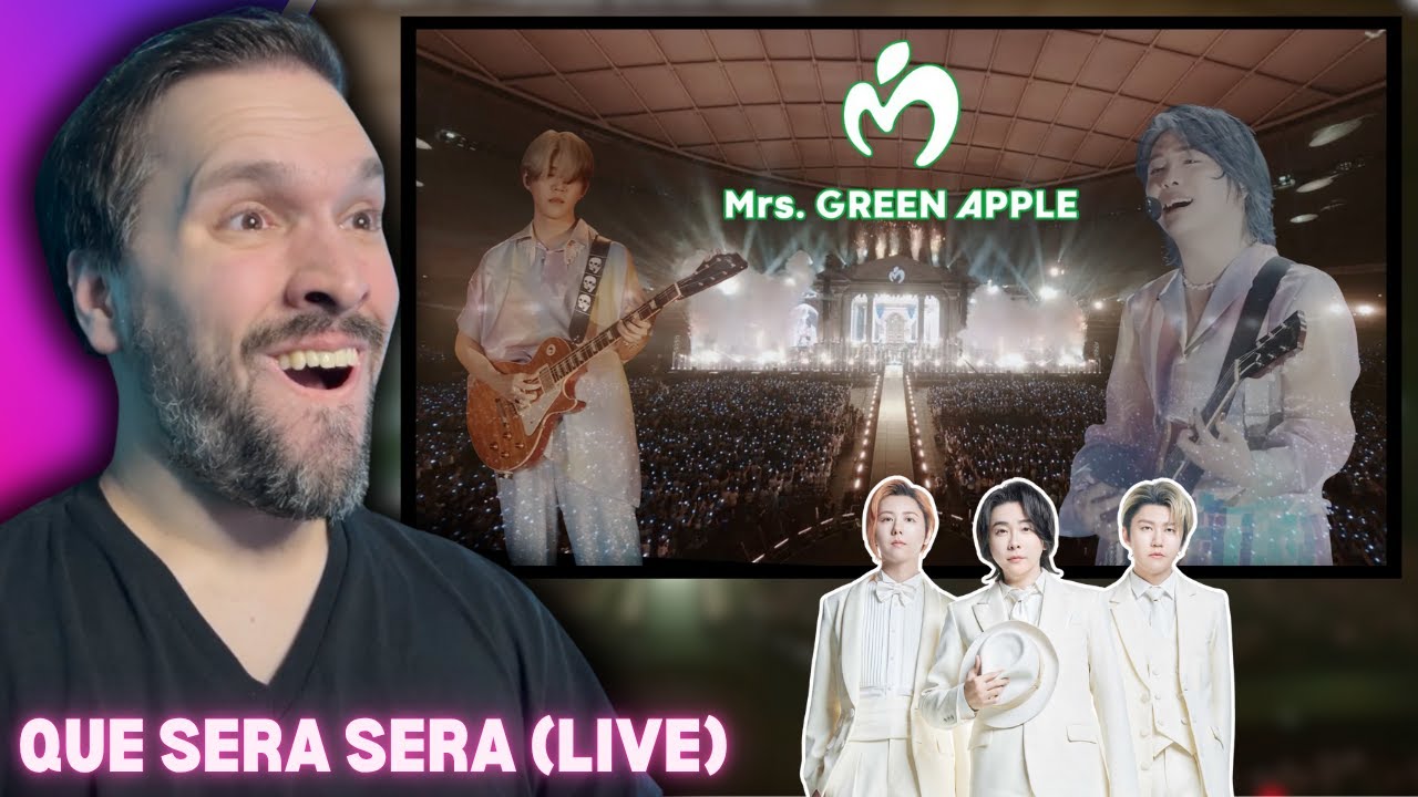 J-ROCK FAN Reacts To Mrs. GREEN APPLE – ケセラセラ(Que Sera Sera)【LIVE from “Atlantis”】