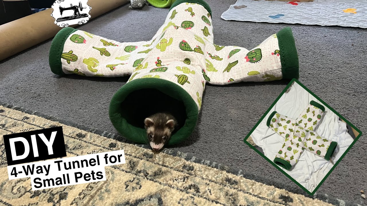 DIY: 4-Way Tunnel Tutorial for Small Pets
