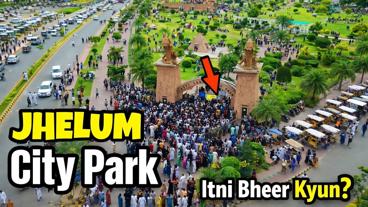 Jhelum New Modern City Tour 🚁 | Satellite Town & City Park | Eid Special Drone Video | Adnan Shahzad