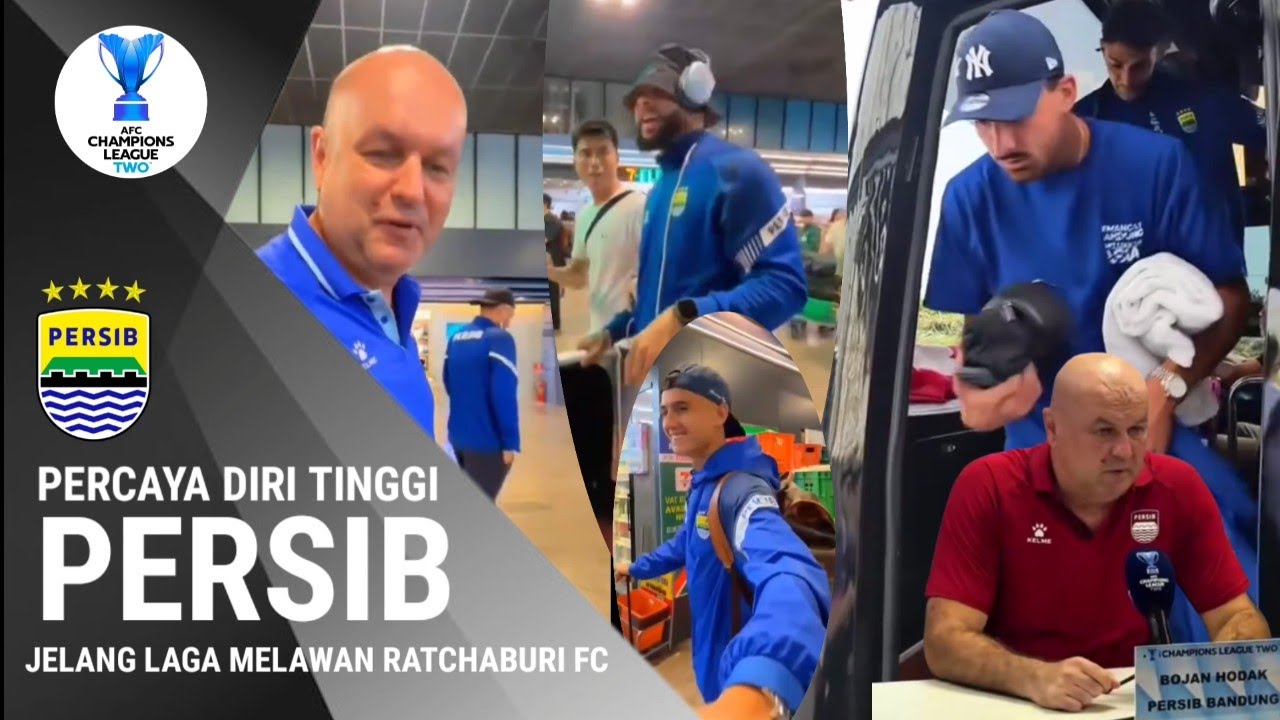 PERSIB PENUH PERCAYA DIRI TINGGI SIAP KALAHKAN RATCHABURI FC #persib #afc #briliga1