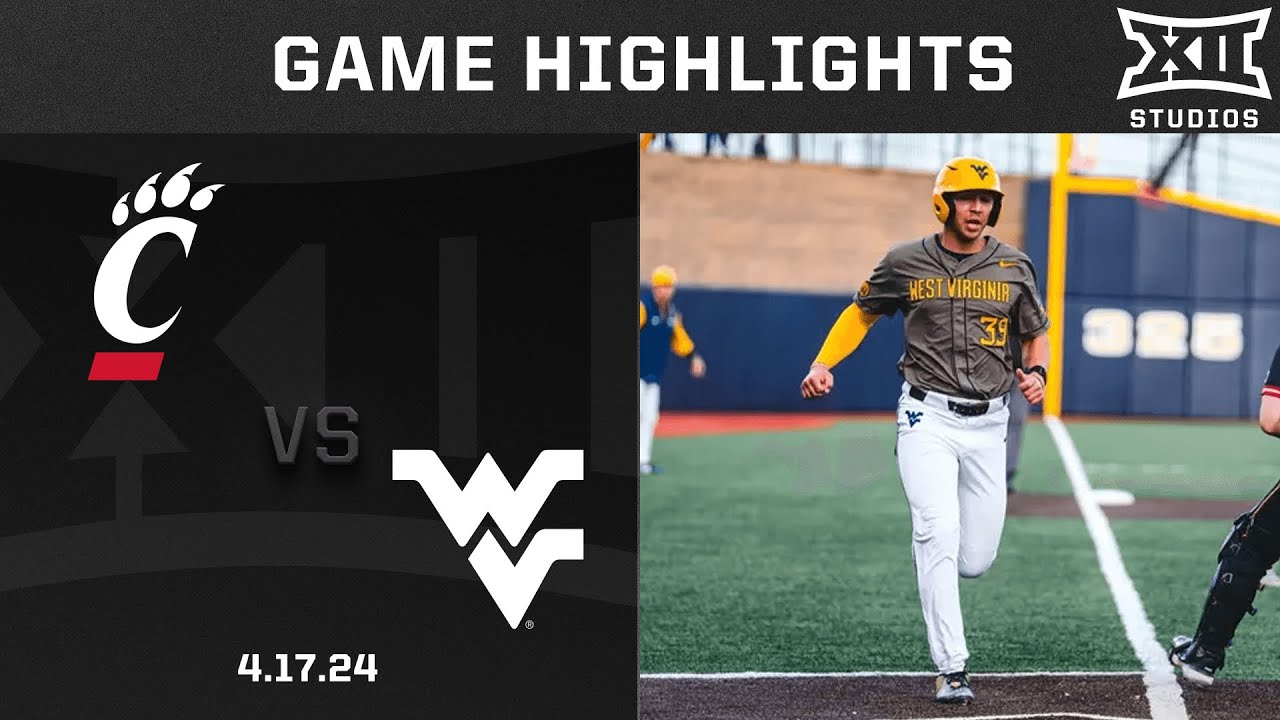 Cincinnati vs. West Virginia (4.17.25) Highlights | 2025 Big 12 Baseball