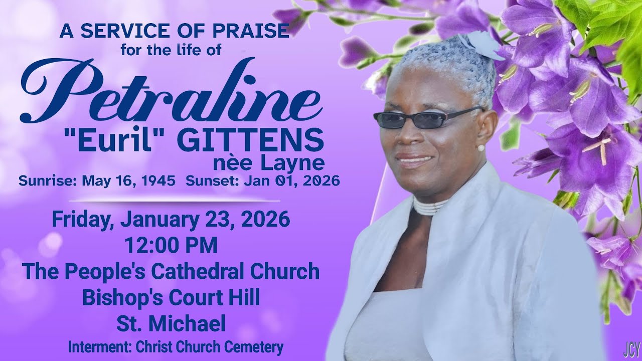 A Service of Praise for the Life of Petraline Gittens