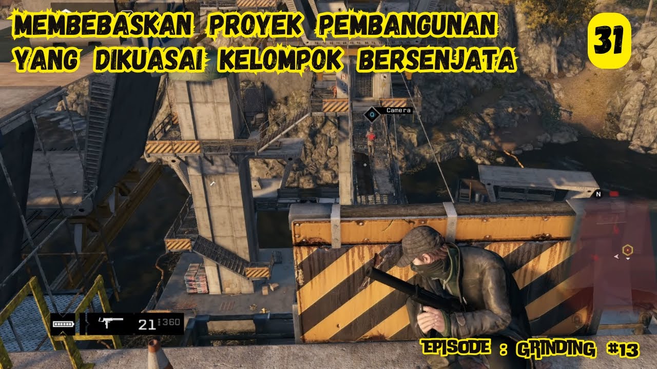 Proyek Ini Dikuasai Oleh Kelompok Bersenjata - Watch Dogs - Part 31 - Grinding