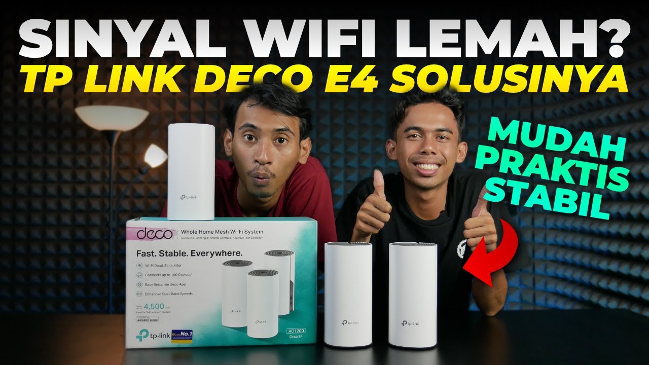 SOLUSI PRAKTIS UNTUK SINYAL WIFI LEMAH || Review Router TP-Link Deco E4
