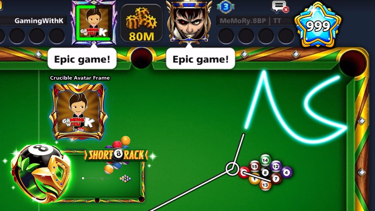 I Met LEVEL 999 LEGEND in Short 8 Ball Table Ring + New Avatar Frame GamingWithK