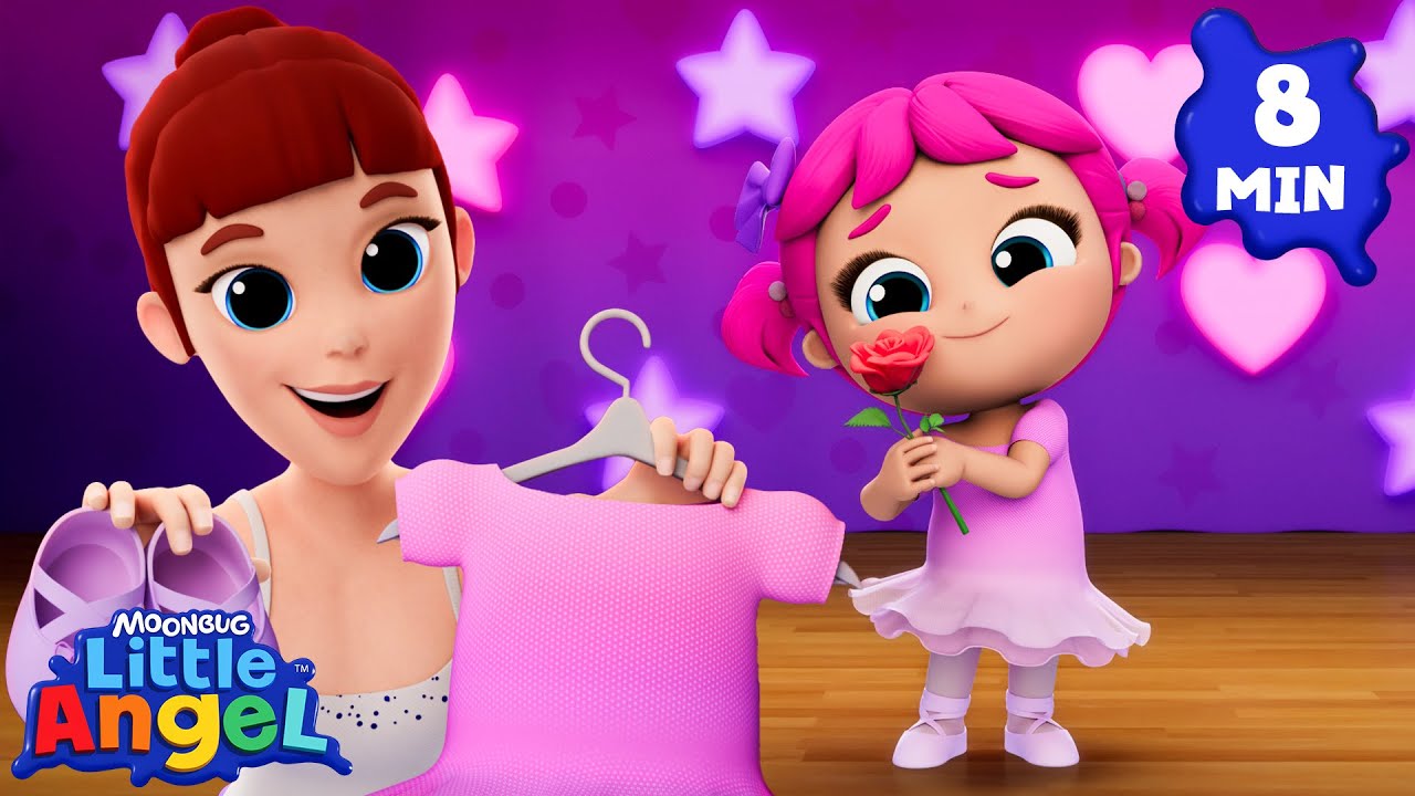 Jill's Big Dance Show! 🩰 | Little Angel | Kids Songs & Nursery Rhymes
