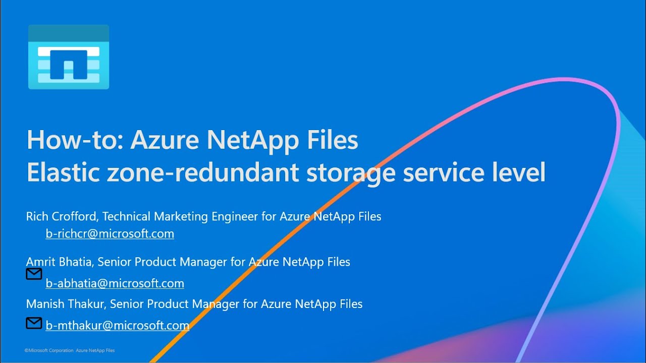 How-to: Azure NetApp Files Elastic zone-redundant storage service level