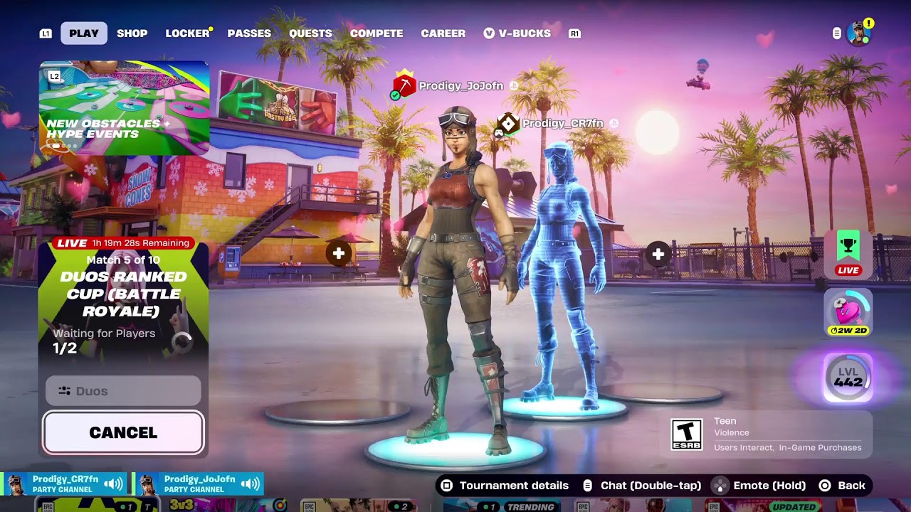 Playiny battle royal tournament with my duo@GamerKidCR7_crisRaph