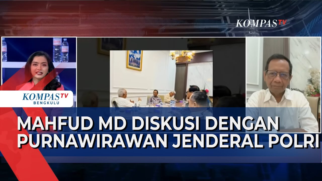 Blak Blakan! Mahfud MD Bongkar Diskusi dengan Purnawirawan Jenderal Polri, Masuk Komite Reformasi