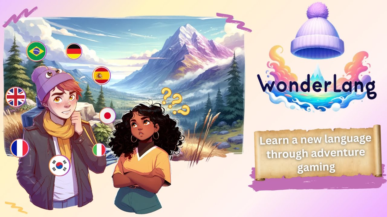 Learn a language through gaming adventures