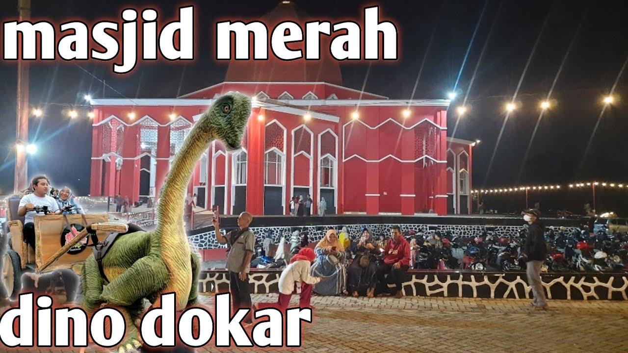 dino dokar di masjid merah dan waroeng sumringah taman dayu pandaan