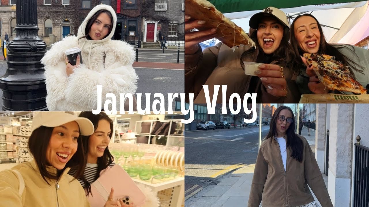 JANUARY VLOG - new year, shopping, galentines trip