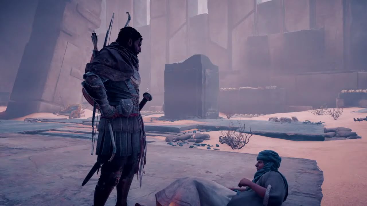 Assassin's Creed: Origins - Seth-Anat Tomb (Ancient Tablet Location Desert) - Free Roam Gameplay