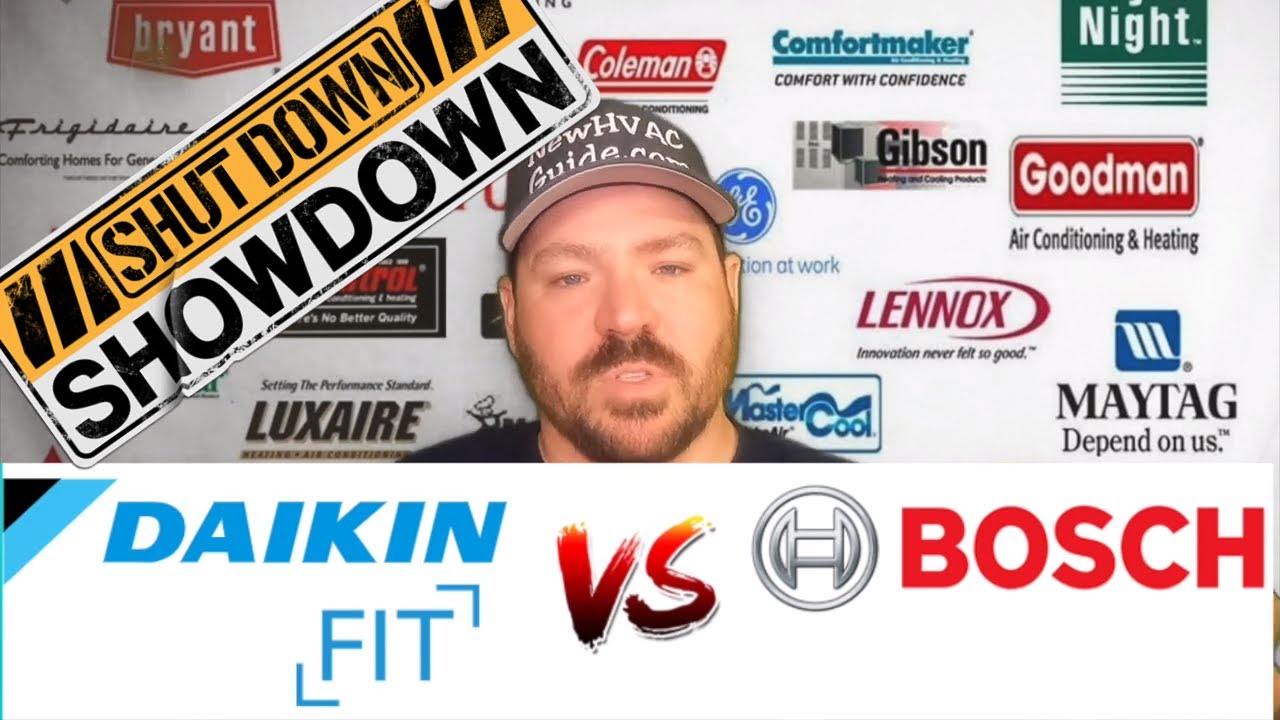 Boom! Daikin Fit vs. Bosch BOVA HVAC! Who's better? The score is settled!