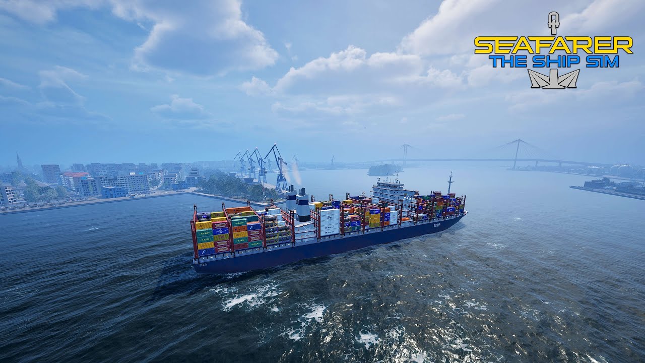 ⚓ Seafarer : The Ship Sim - Checking The Big Container Ship  🛳 4K Max Settings