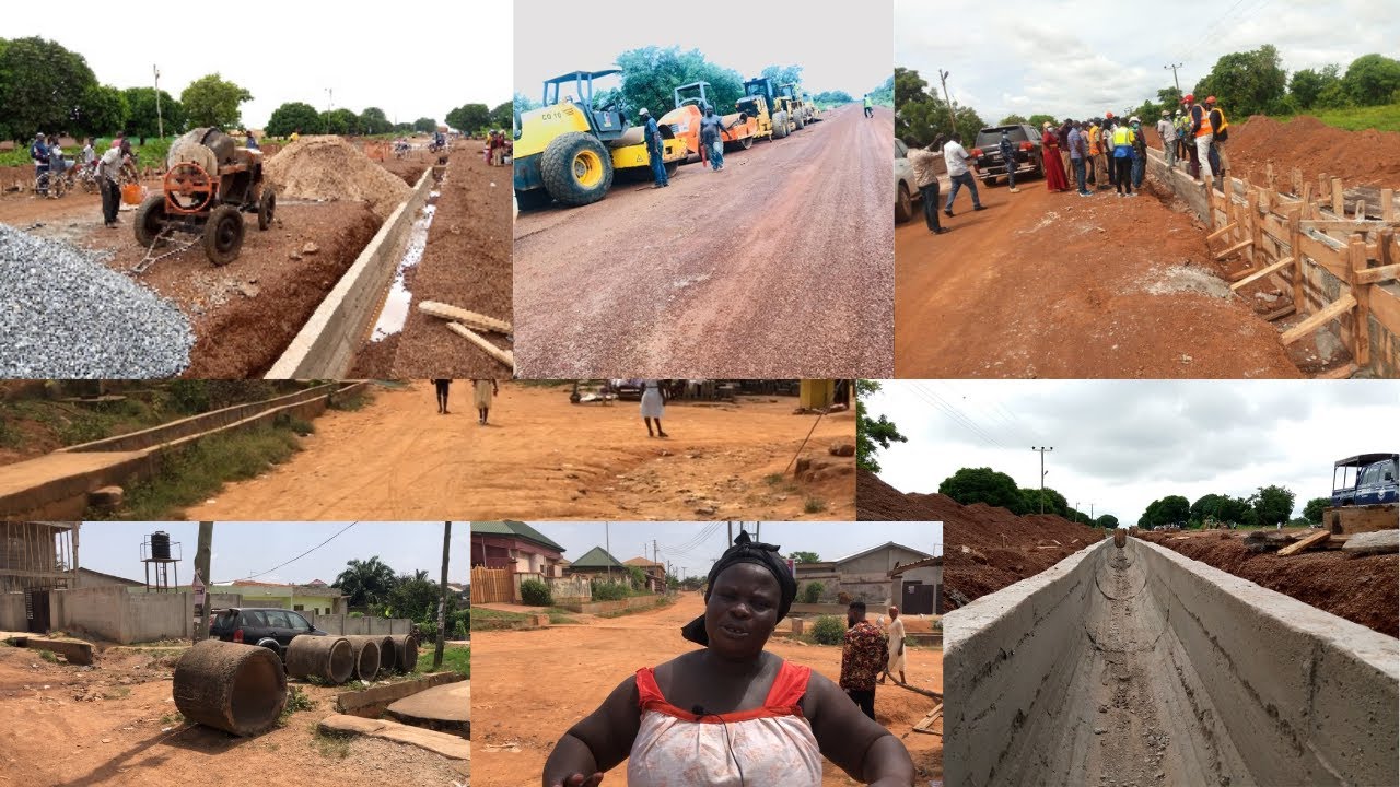7th November 2022: Kumasi Atimatim New Site Inner Roads Construction Update in Ghana.