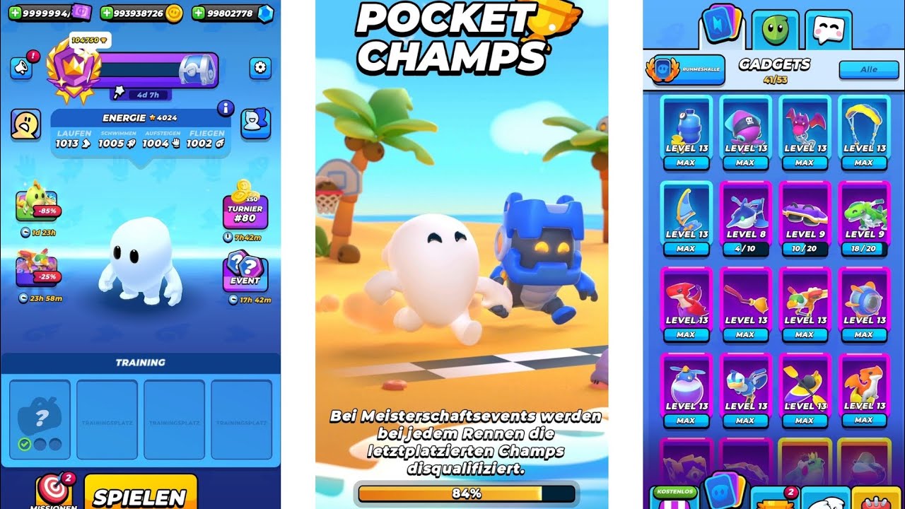 Pocket Champs | Hack | Orginal Game