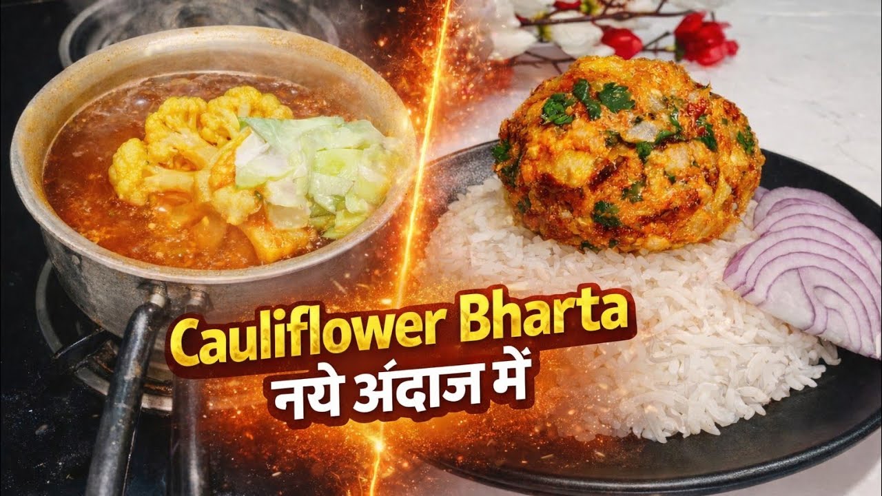 Cauliflower Bharta | नये अंदाज़ में फूलगोभी की मज़ेदार रेसिपी