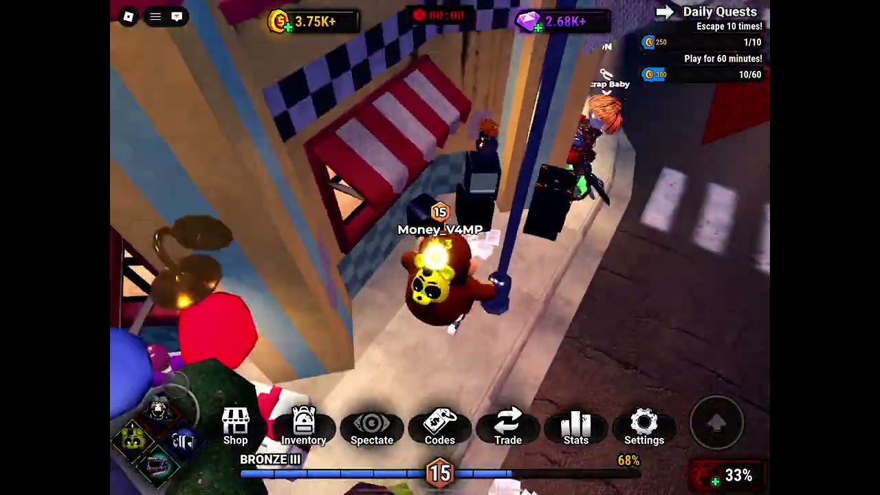 Playing animatronics ￼￼ nights