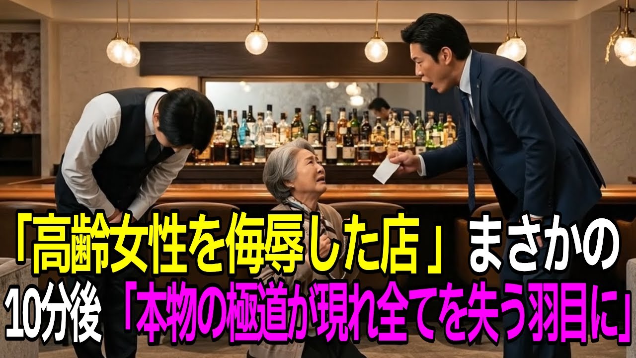 高齢者を食い物にする悪徳店長、直後に伝説の組長から地獄の制裁…「俺の妻に何をした？」全てを失う末路