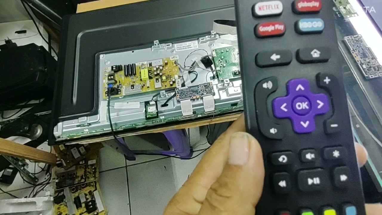 adaptação display 42 na AOC 43S5195/78g imagem invertida (resolvido)