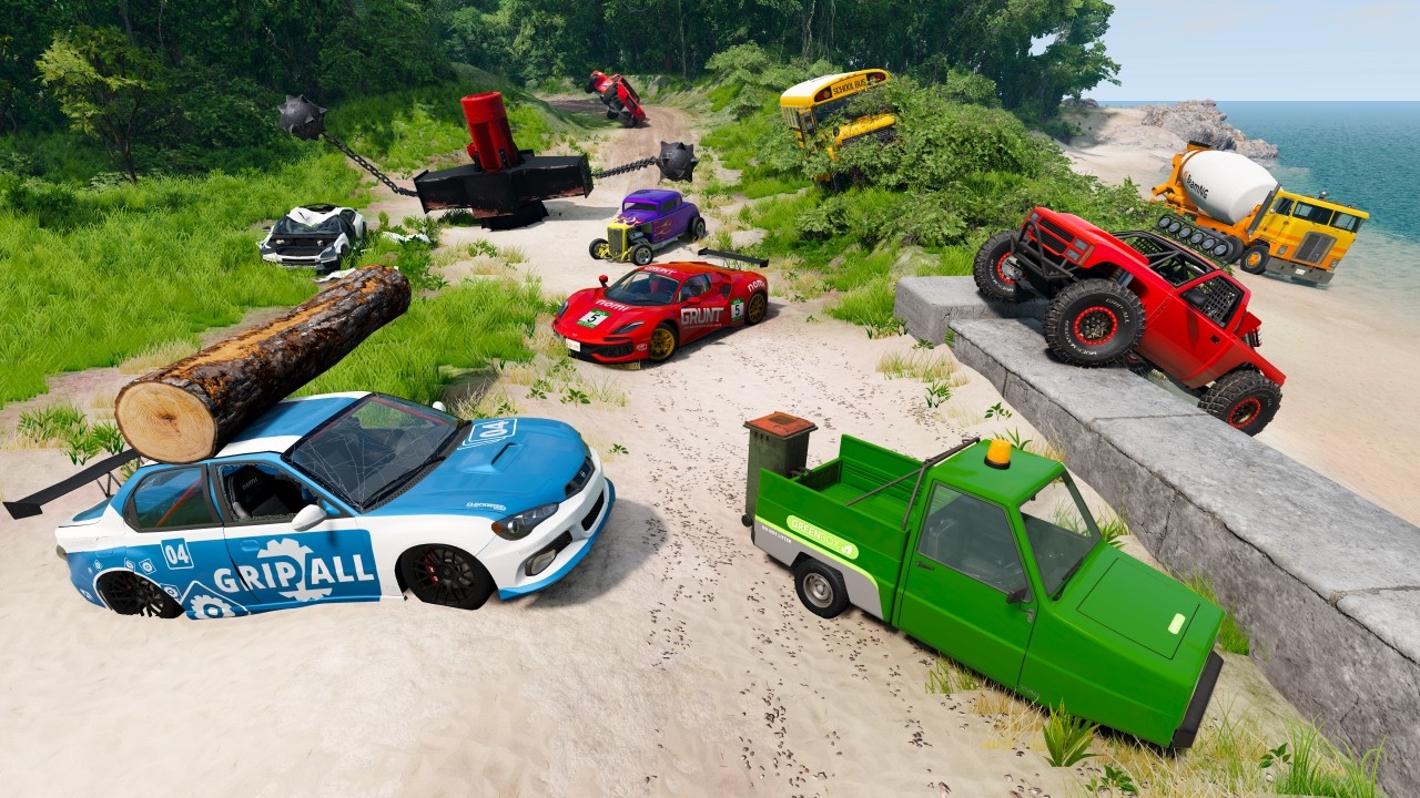 Racing Random Cars Through a Jungle