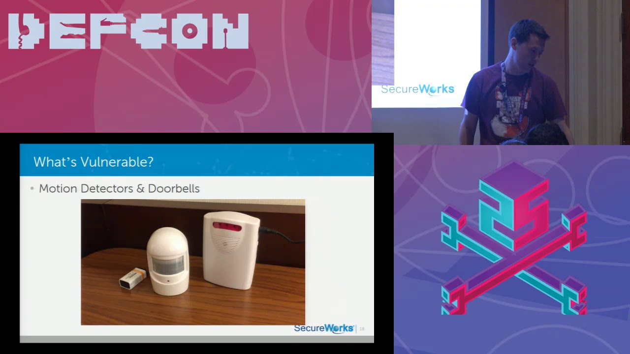DEF CON 25 Wifi Village - Eric Escobar - SecureWorks: SDR Replay Attacks  On Home Security Systems