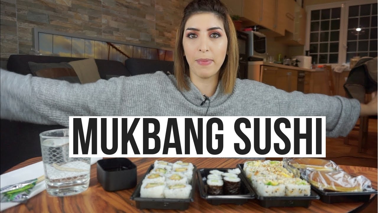 MUKBANG SUSHI VEGETARIANO - EATING SHOW ITA