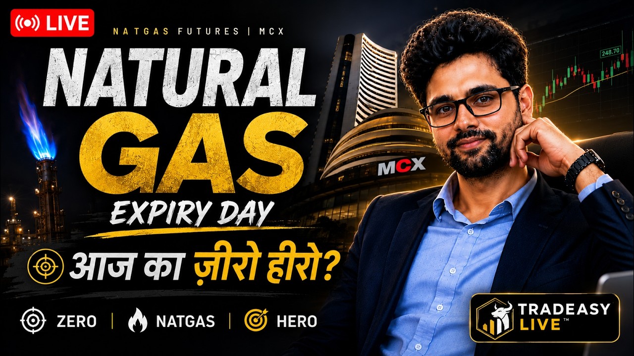 NATURAL GAS expiry Trading | Zero Hero options commodity live trading today | Crudeoil levels #mcx