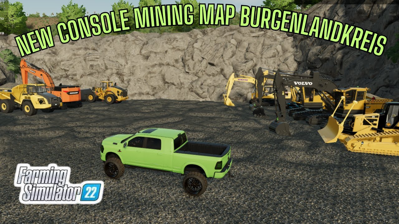 NEW CONSOLE MINING MAP BURGENLANDKREIS | Farming Simulator 22 #fs22 #farmingsimulator22 #simulator