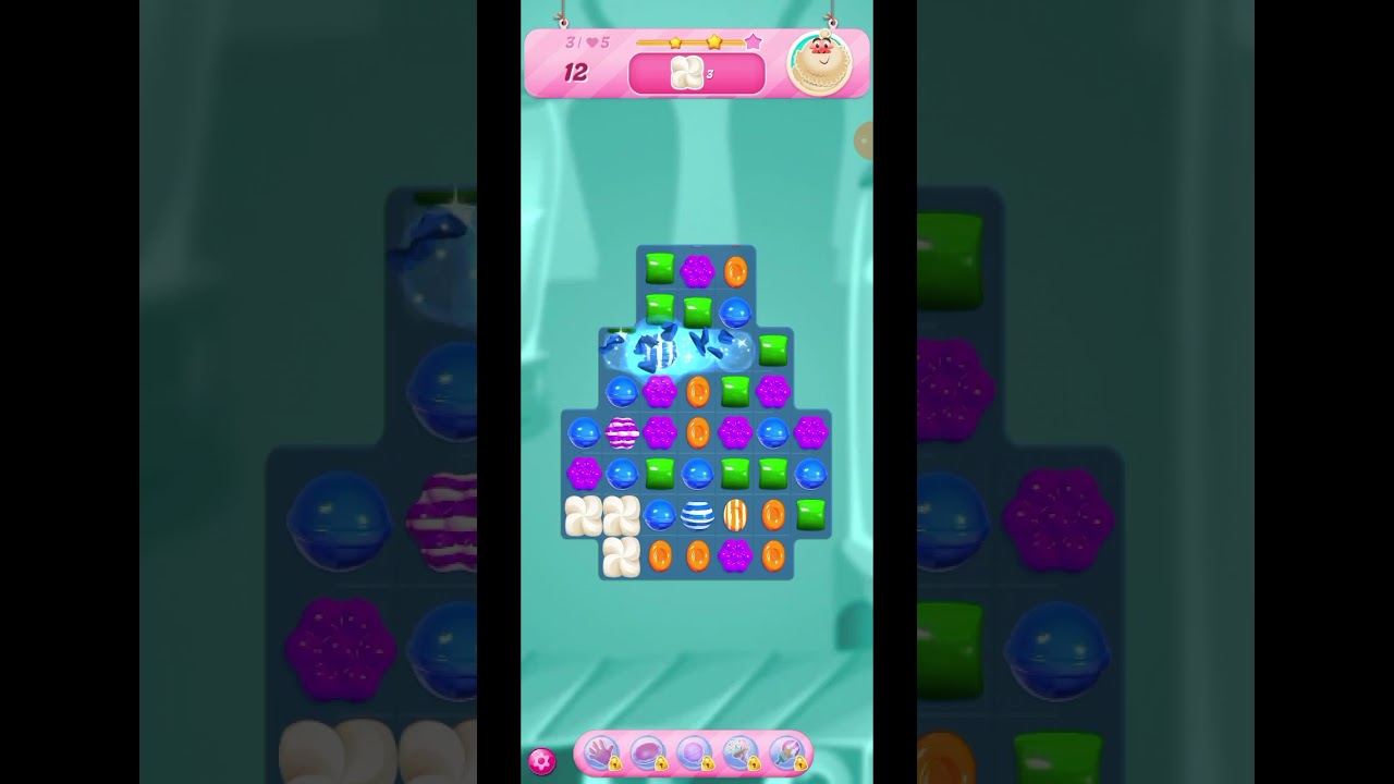 Jogando candy crush pela primeira vez 